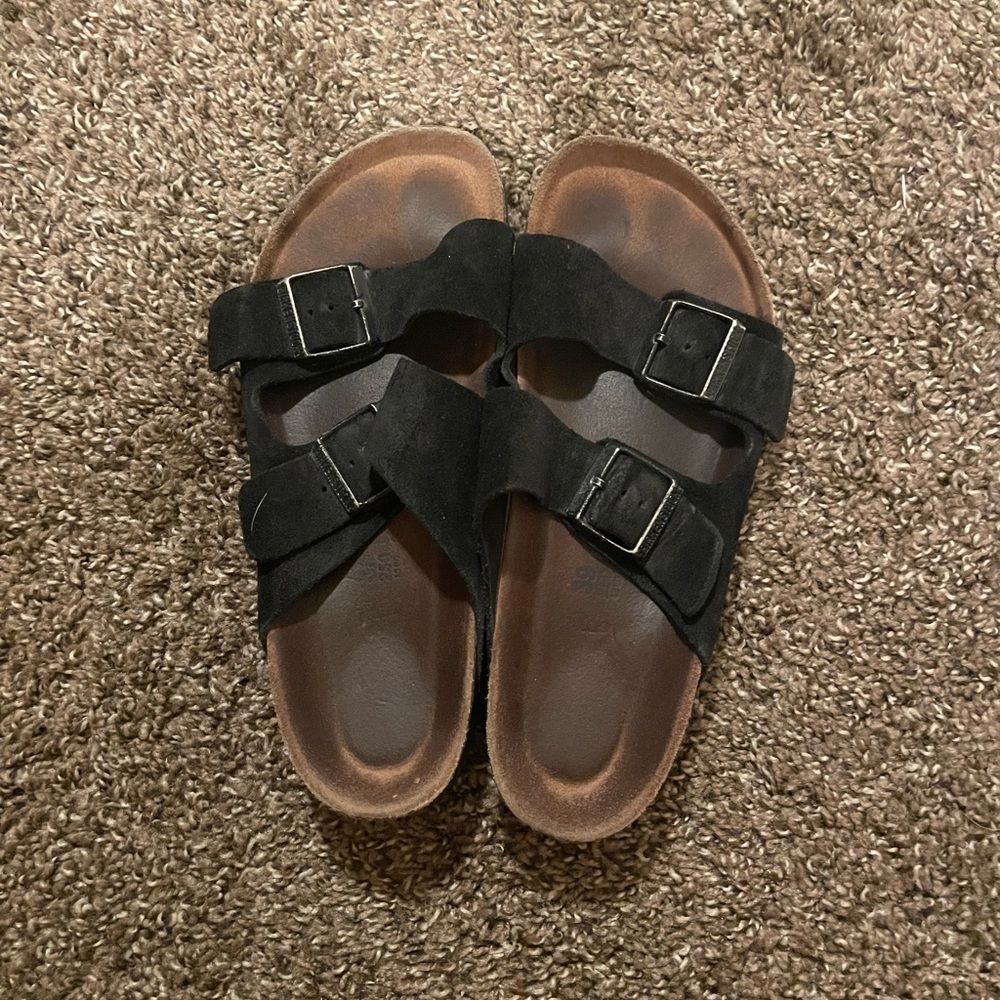 Black Suede Birkenstocks